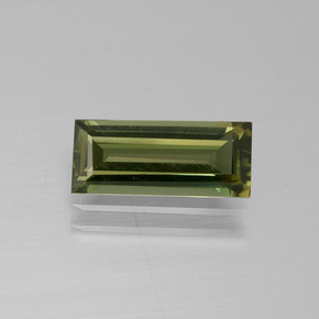 1.72カラットの天然ミディアム薄いブラウンコルネルピン（11.3×4.8 mm・バゲット）