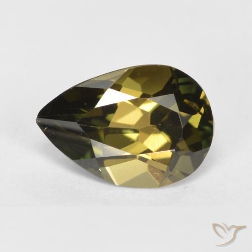1.09ct 天然 ミディアムブラウン 穀物ルピン, 洋梨の形, VVS
