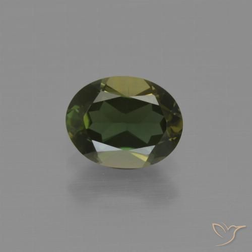 1.08ct 天然 ダークブラウン 穀物ルピン, 楕円形, VVS