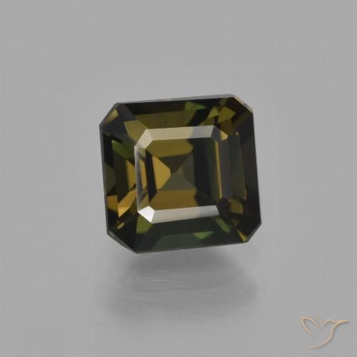 1.73ct 天然 クールブラウン コーネルピン, エメラルドカット, VVS