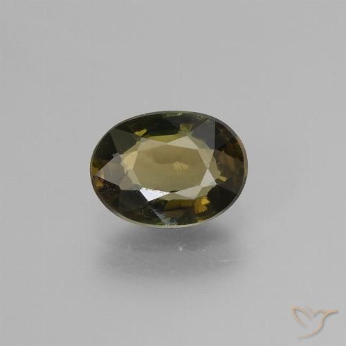 1.54ct 天然 ミディアムブラウン 穀物ルピン, 楕円形, VS