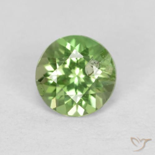 0.21ct 天然 鮮やかなグリーン コーネルピン, ラウンド, SI