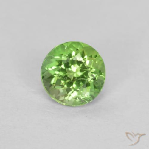 0.19ct 天然 ライブリーグリーン コーネルピン, ラウンド, SI