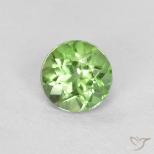 0.16ct 天然 ミディアムグリーン 穀物ルピン, ラウンド, VS
