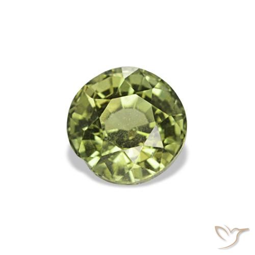 0.54ct グリーン コルネルピン, ラウンド, VS-SI