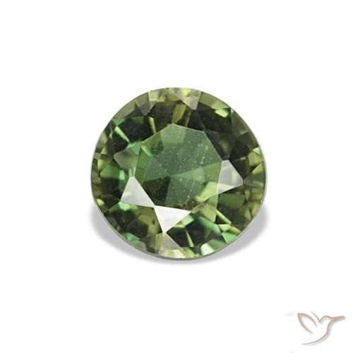 0.42ct グリーン コルネルピン, ラウンド, VVS-VS