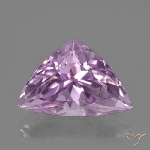 11.15ct 天然 ロイヤルパープルピンク クンツァイト, トリリオン, VVS-VS