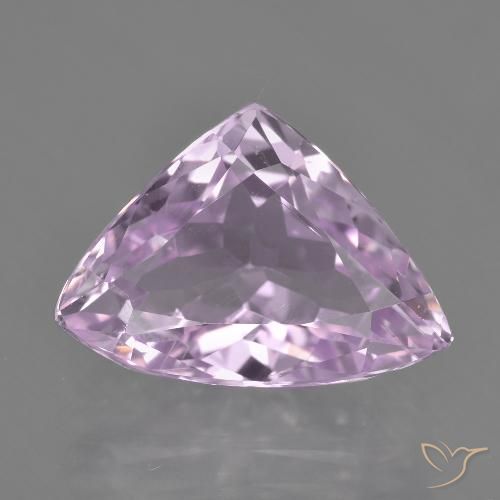 8.20ct 天然 ライトバイオレット クンツァイト, トリリオン, VS