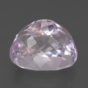 13.90カラットの天然薄いロイヤルパープルピンククンツァイト（15×12 mm・オーバルカット）