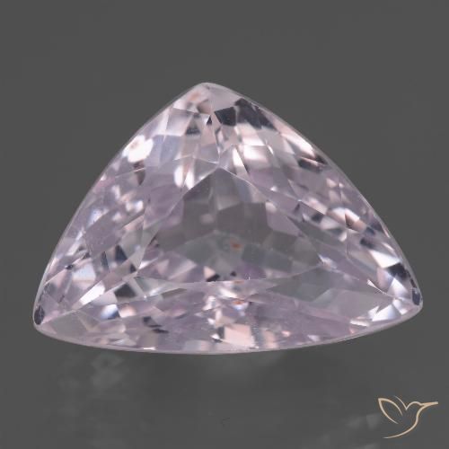 15.92ct 天然 非常に薄いピンクのトーン クンツァイト, トリリオン, VS
