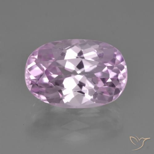5.43ct 天然 薄いライラック クンツァイト, 楕円形, VVS-VS