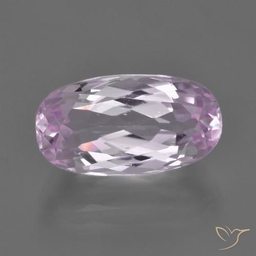 6.95ct 天然 薄いピンクがかった紫 クンツァイト, 楕円形, VS