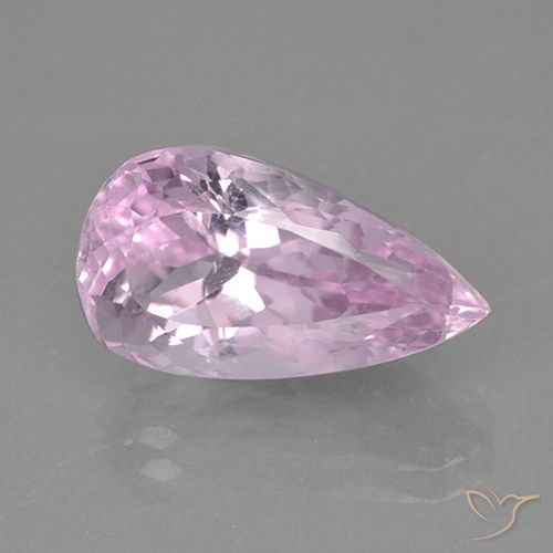 9.81ct 天然 チェリーピンクトーン クンツァイト, 洋梨の形, VS
