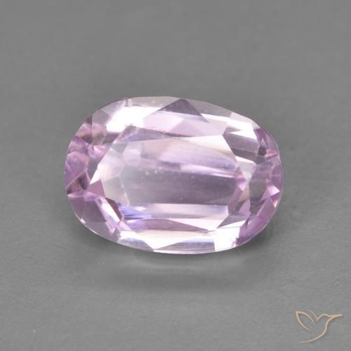 3.60ct 天然 薄いパープルピンク クンツァイト, 楕円形, VVS