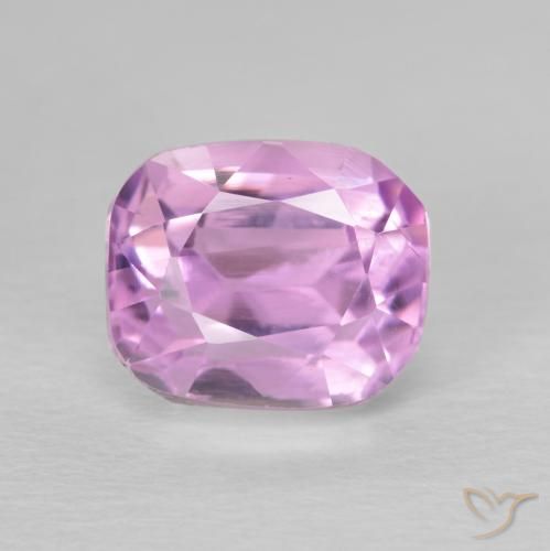 3.47ct 天然 ミディアムパープル クンツァイト, クッション, VS