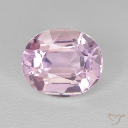 5.57ct 天然 薄いライラック クンツァイト, 楕円形, VS