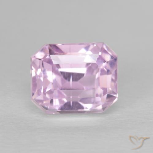 2.50ct 天然 Medium Light-Pink クンツァイト, エメラルドカット, VVS-VS