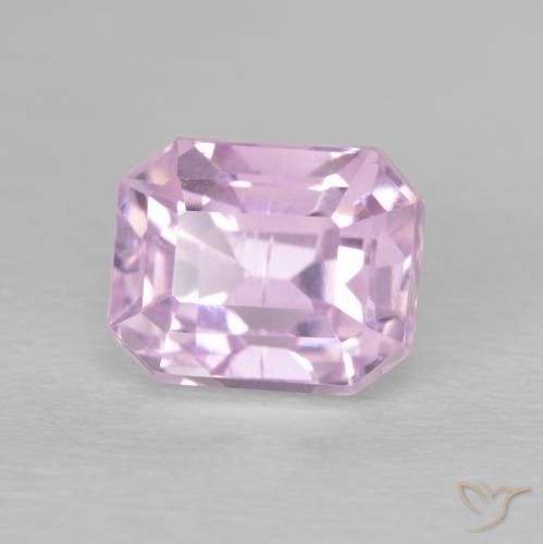 2.50カラットの天然Medium Light-Pinkクンツァイト、八角形 / エメラルドカット、VVS-VS