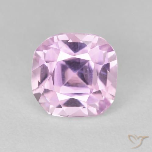 3.46ct 天然 ピンクがかった紫 クンツァイト, クッション, VS