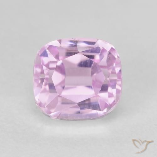 2.42ct 天然 薄いピンクがかったバイオレットパープル クンツァイト, クッション, VS