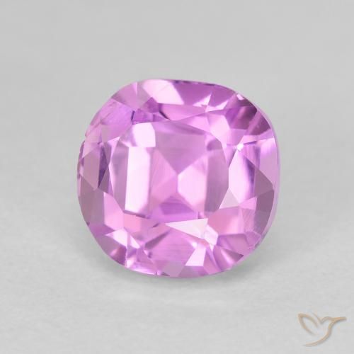 3.24ct 天然 パープルピンク クンツァイト, クッション, VS