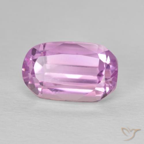 4.46ct 天然 ライトピンク クンツァイト, クッション, VS