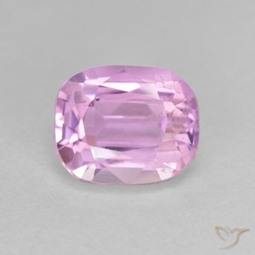 3.73ct 天然 ライトパープル クンツァイト, クッション, VS