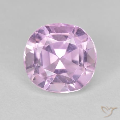 5.86ct 天然 薄いライラック クンツァイト, クッション, VVS-VS