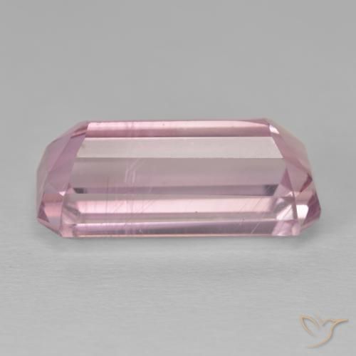 23.10カラットの天然Medium Dark-Pinkクンツァイト、八角形 / エメラルドカット、VS