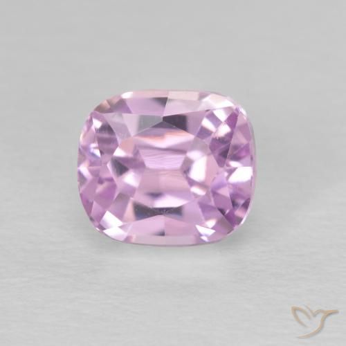 2.53ct 天然 ミディアムパープル クンツァイト, クッション, VS