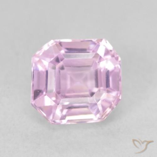 1.70ct 天然 チェリーピンク クンツァイト, エメラルドカット, VVS-VS