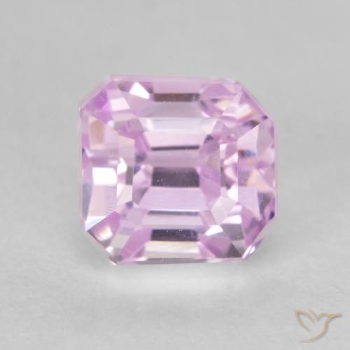 2.09ct 天然 チェリーピンクトーン クンツァイト, エメラルドカット, VVS-VS