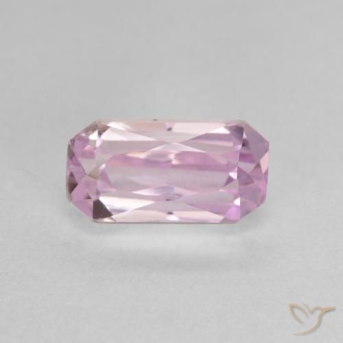 2.46ct 天然 チェリーピンクトーン クンツァイト, エメラルドカット, VVS-VS