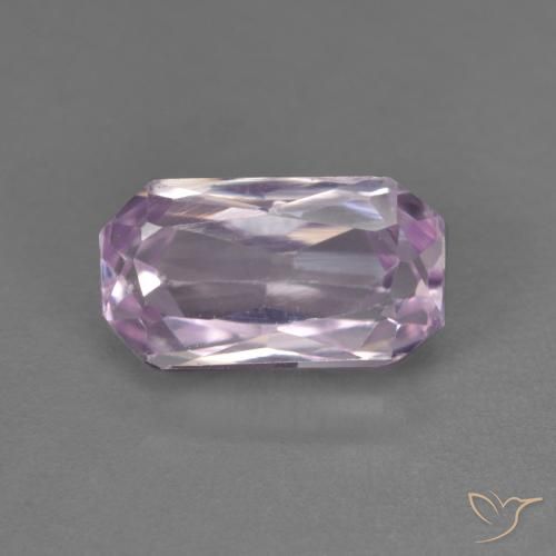 2.66ct 天然 ミディアムピンク クンツァイト, エメラルドカット, VVS-VS