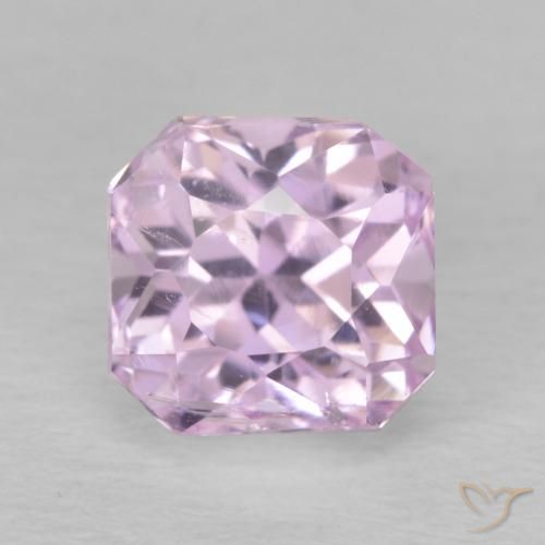 2.46ct 天然 チェリーピンクトーン クンツァイト, エメラルドカット, VS