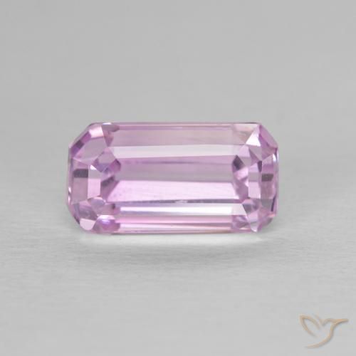 2.62ct 天然 ミディアムピンク クンツァイト, エメラルドカット, VS