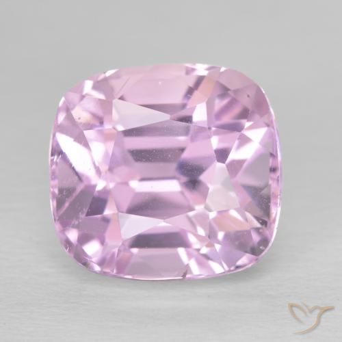 6.03ct 天然 パープルピンク クンツァイト, クッション, VS