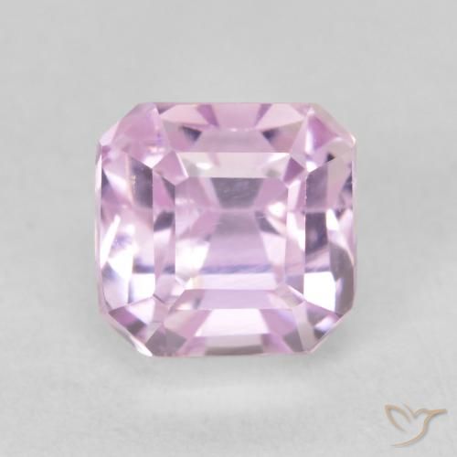 1.83ct 天然 Medium Light-Pink クンツァイト, エメラルドカット, VVS