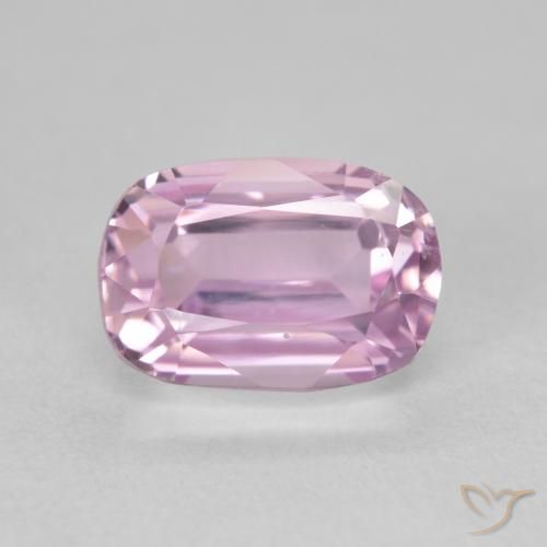 3.70ct 天然 チェリーピンク クンツァイト, クッション, VVS