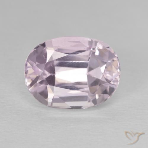 6.70ct 天然 ライトローズピンク クンツァイト, 楕円形, VVS-VS