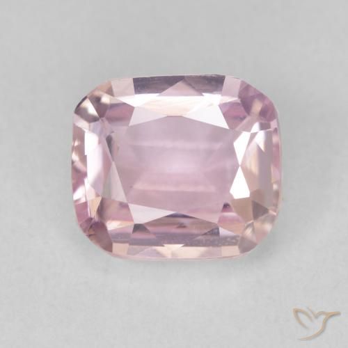 2.91ct 天然 ライトピンク クンツァイト, クッション, VS