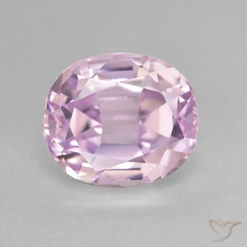 6.11ct 天然 ライトピンク クンツァイト, 楕円形, VS