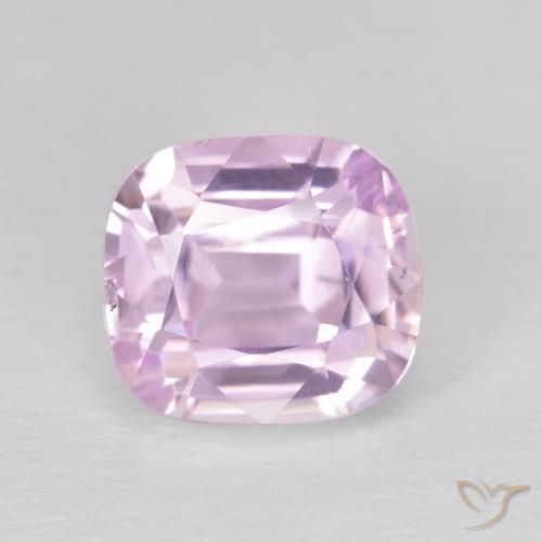 4.56ct 天然 ミディアムピンク クンツァイト, クッション, VS