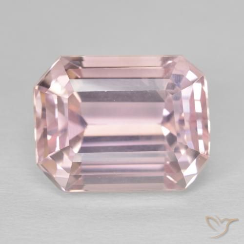 13.23ct 天然 ライトピンク クンツァイト, 八角形 / エメラルドカット, VS, Photo A