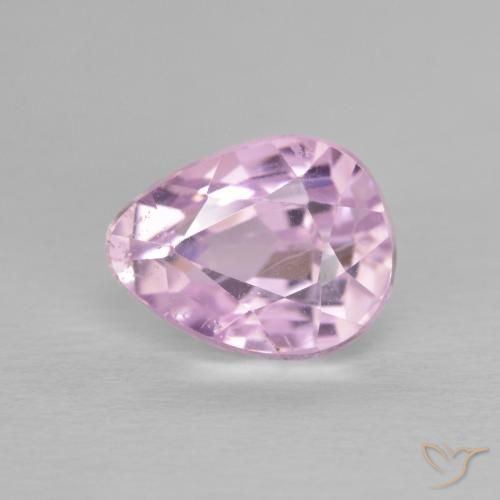 3.21ct 天然 ミディアムピンク クンツァイト, 洋梨の形, VS