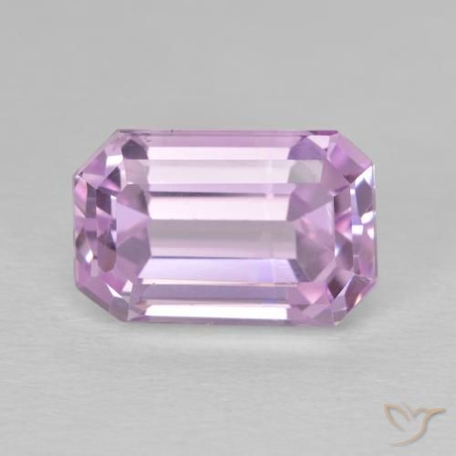 8.33ct 天然 ロイヤルパープルピンク クンツァイト, エメラルドカット, VS