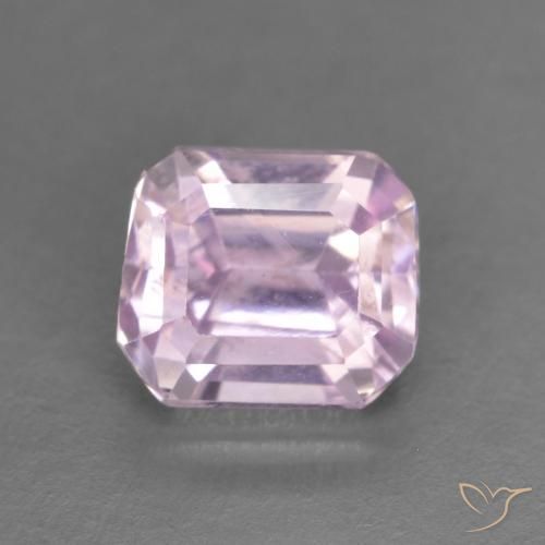 1.63ct 天然 Medium Light-Pink クンツァイト, エメラルドカット, VVS-VS