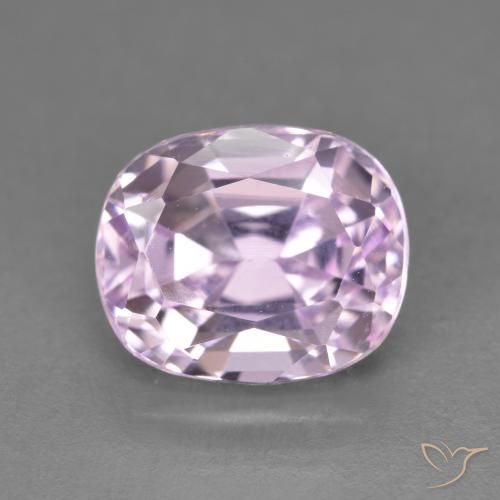 5.43ct 天然 ミディアムピンク クンツァイト, クッション, VVS-VS