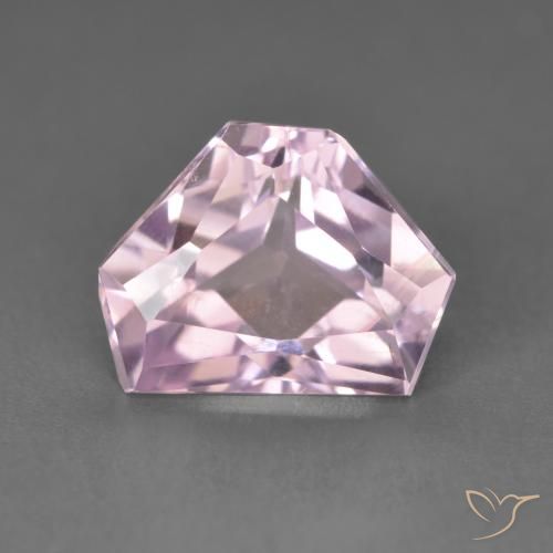 4.96ct 天然 非常に薄いピンクのトーン クンツァイト, ファンシー, VVS-VS