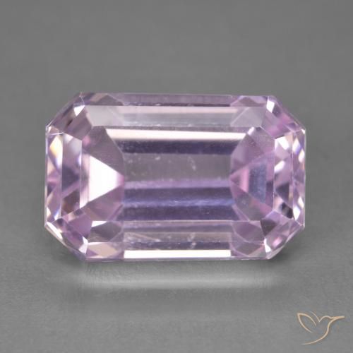 10.68ct 天然 チェリーピンク クンツァイト, エメラルドカット, VVS
